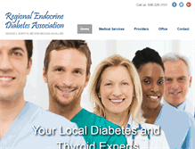 Tablet Screenshot of endocrinediabetes.com